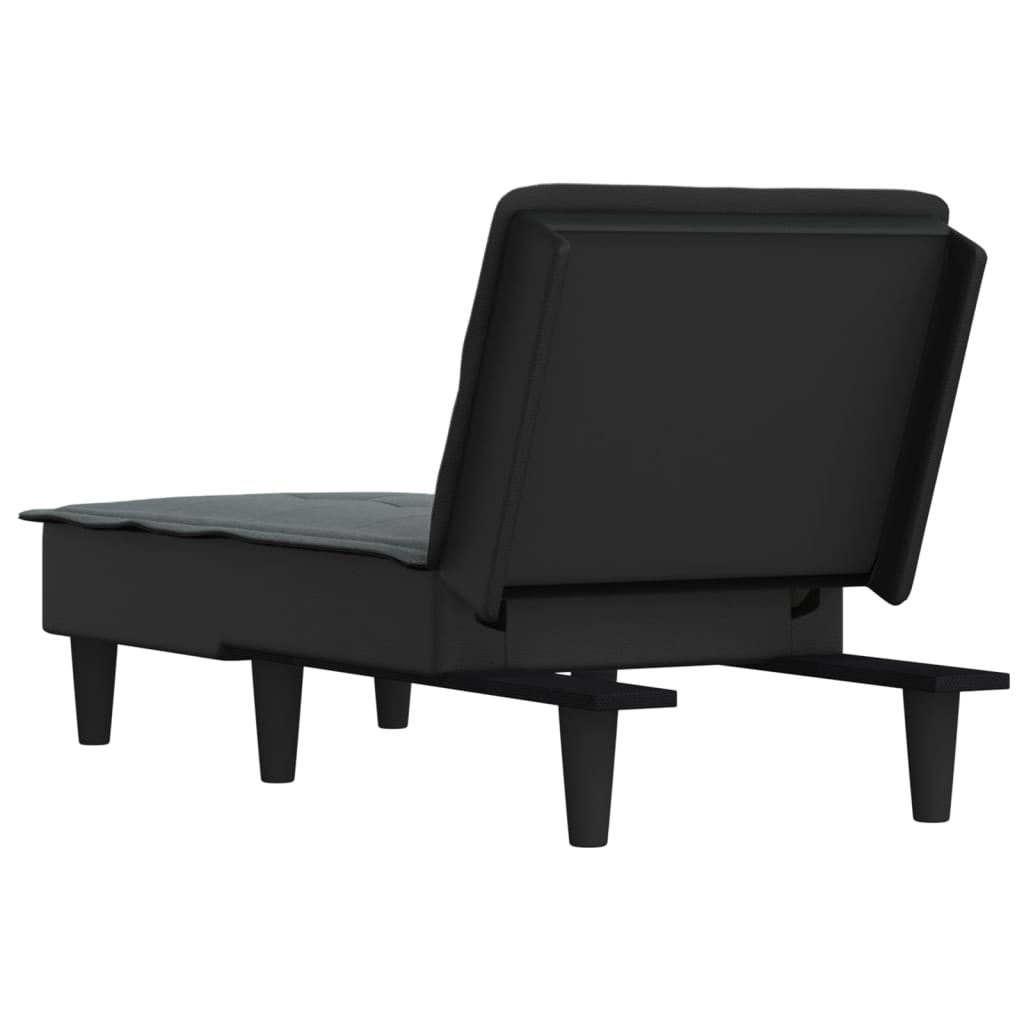 vidaXL Chaise longue stof lichtgrijs