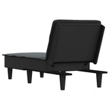 vidaXL Chaise longue stof lichtgrijs