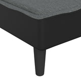 vidaXL Chaise longue stof lichtgrijs