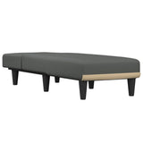 vidaXL Chaise longue stof lichtgrijs