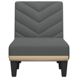 vidaXL Chaise longue stof lichtgrijs
