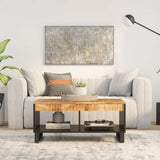 vidaXL Salontafel 60x50x35 cm massief gerecycled hout