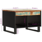 vidaXL Coffee Table 55x50x40 cm Solid Reclaimed Wood