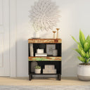 vidaXL Bijzetkast 60x33x75 cm massief mangohout