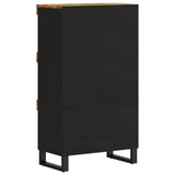 vidaXL Bijzetkast 60x33x107 cm massief acaciahout