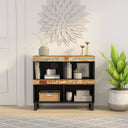 vidaXL Bijzetkast 85x33x75 cm massief mangohout