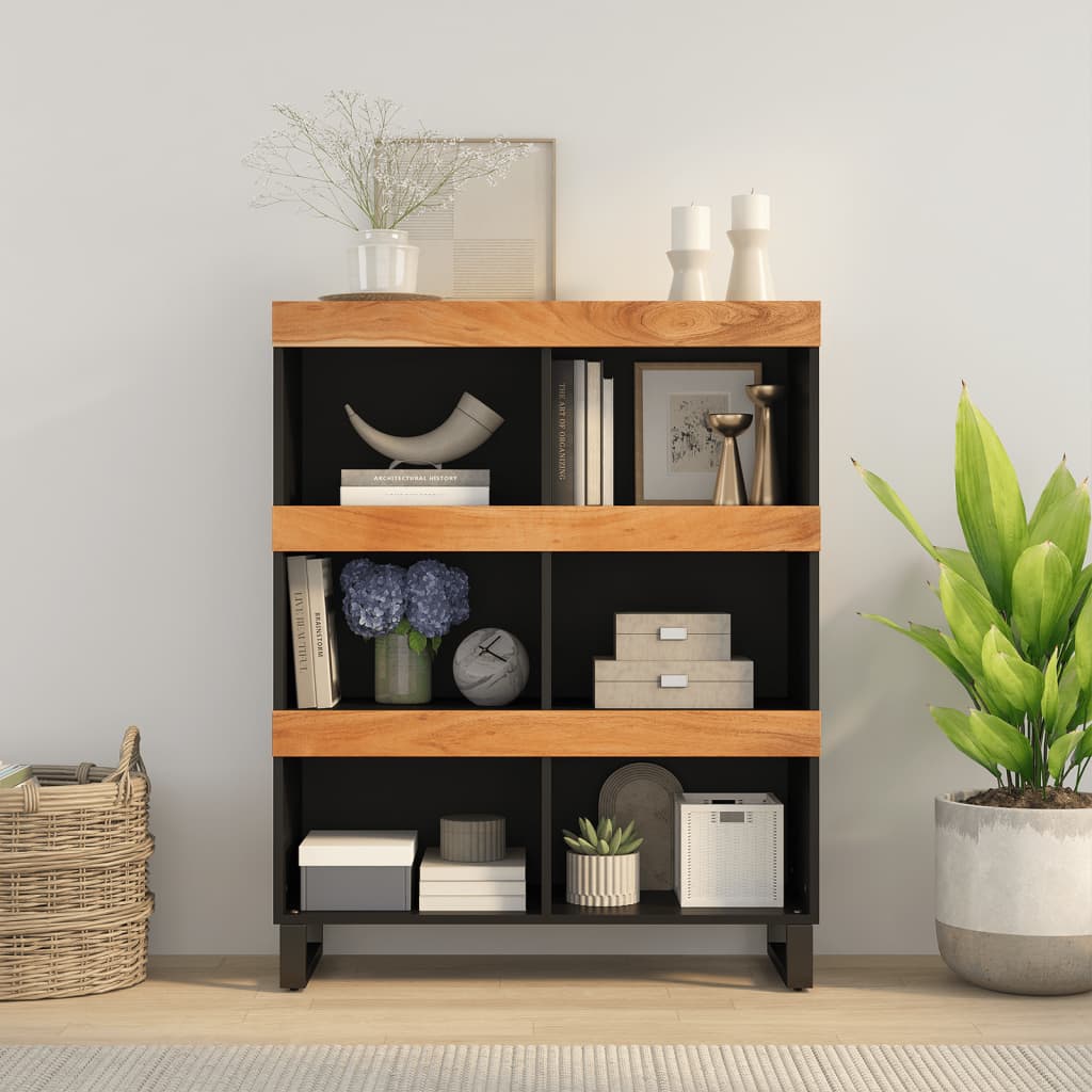 vidaXL Side Cabinet 85x33x107 cm Solid Acacia Wood