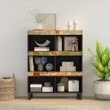vidaXL Side Cabinet 85x33x107 cm Solid Acacia Wood