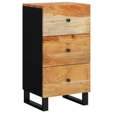 vidaXL Dressoir met 3 lades 40x33,5x75 cm massief mangohout