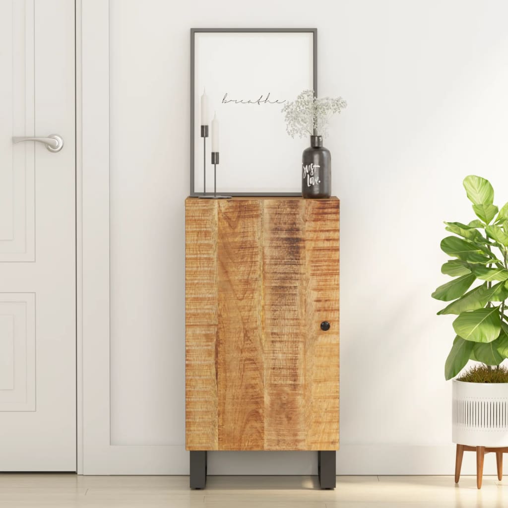 vidaXL Sideboard with Door 40x31x75 cm Solid Mango Wood