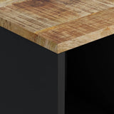 vidaXL Sideboard with 2 Doors 80x33x75 cm Solid Acacia Wood