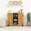 vidaXL Dressoir met 2 deuren 90x33x75 cm massief acaciahout