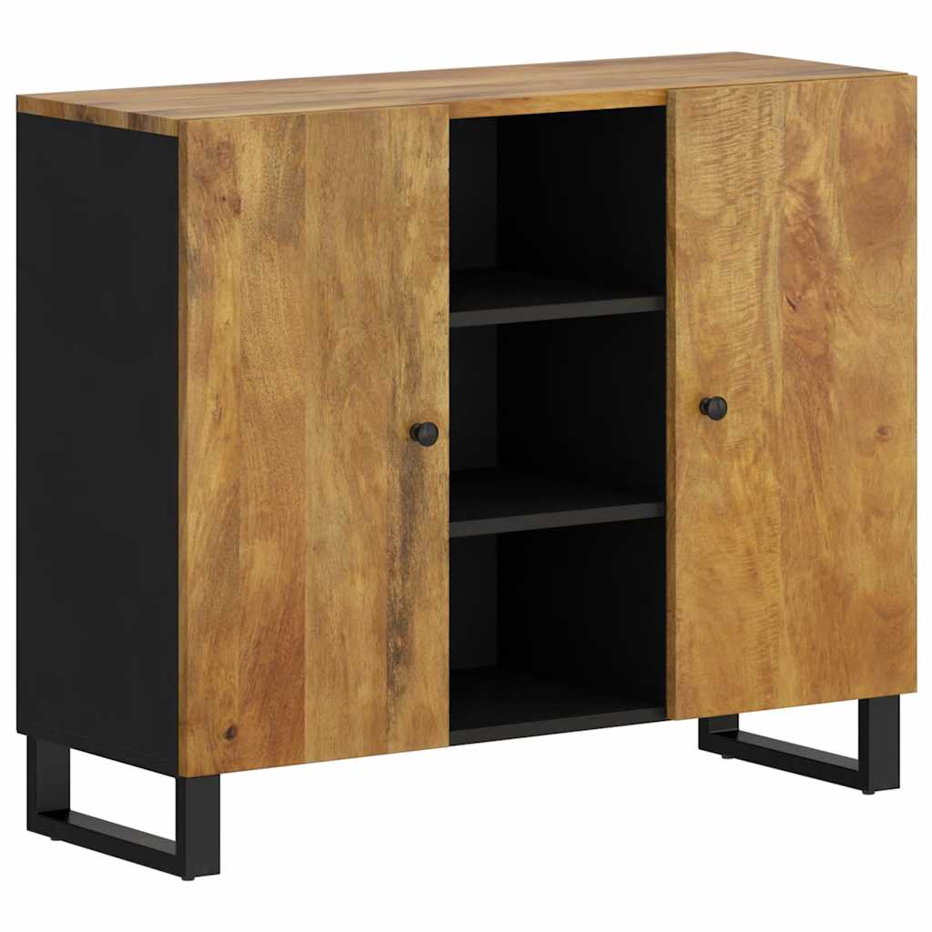 vidaXL Dressoir met 2 deuren 90x33x75 cm massief acaciahout