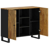 vidaXL Dressoir met 2 deuren 90x33x75 cm massief acaciahout