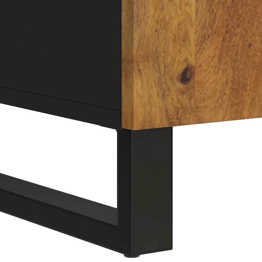 vidaXL Dressoir met 2 deuren 90x33x75 cm massief acaciahout