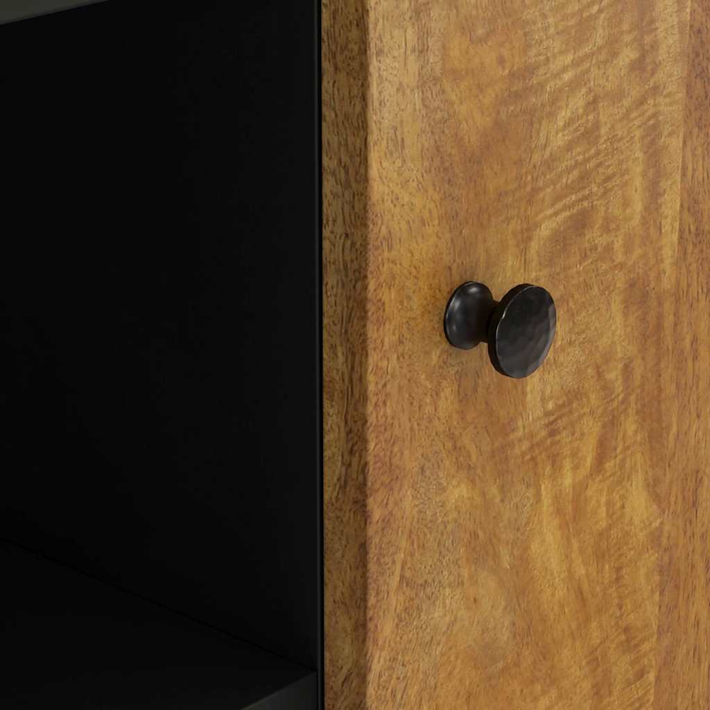 vidaXL Dressoir met 2 deuren 90x33x75 cm massief acaciahout