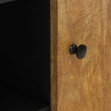 vidaXL Dressoir met 2 deuren 90x33x75 cm massief acaciahout