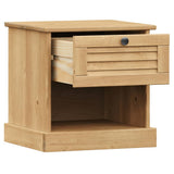 vidaXL Nightstand VIGO 42x35x42 cm solid pine wood