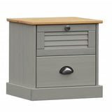 vidaXL VIGO Bedside cabinet 42x35x42 cm solid pine wood