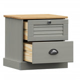 vidaXL VIGO Bedside cabinet 42x35x42 cm solid pine wood