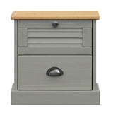 vidaXL VIGO Bedside cabinet 42x35x42 cm solid pine wood
