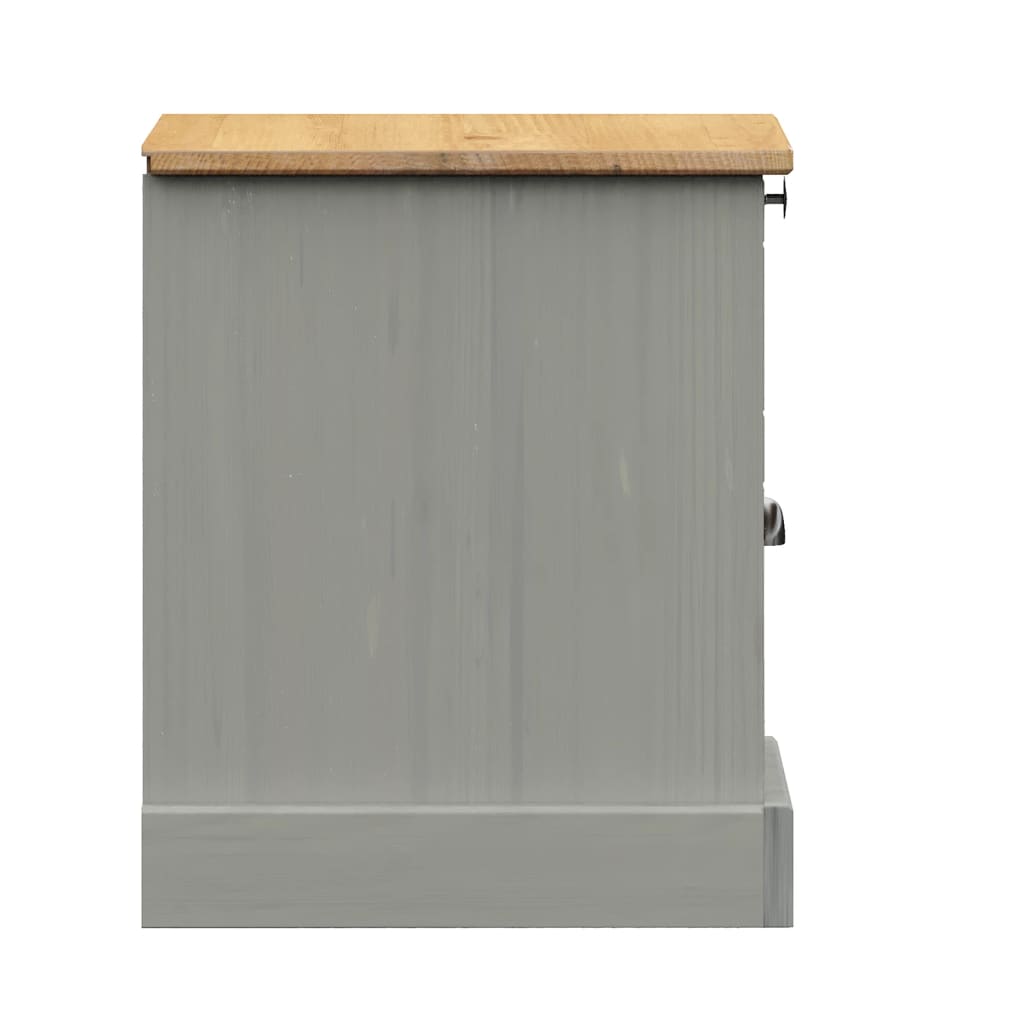 vidaXL VIGO Bedside cabinet 42x35x42 cm solid pine wood