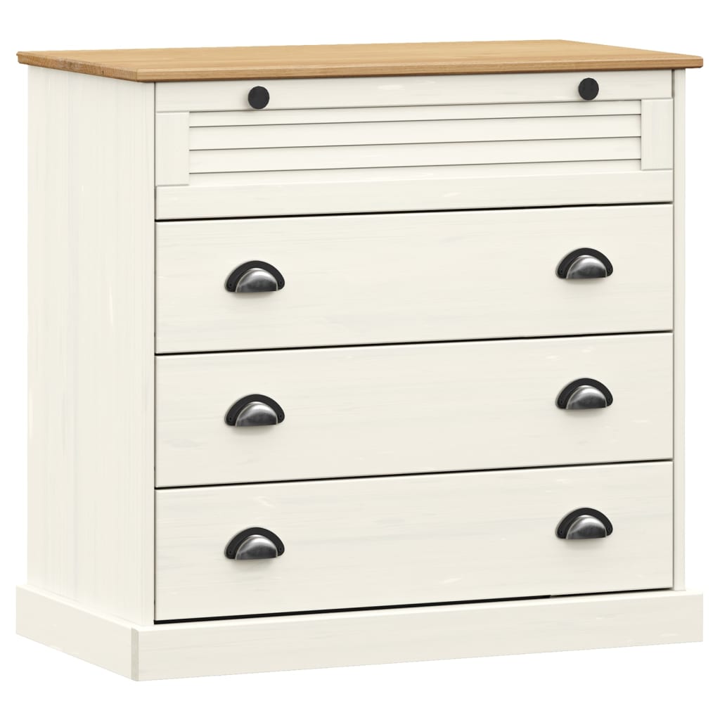 vidaXL Chest of Drawers VIGO 80x40x76 cm Solid Pinewood