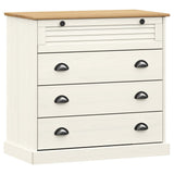 vidaXL Chest of Drawers VIGO 80x40x76 cm Solid Pinewood