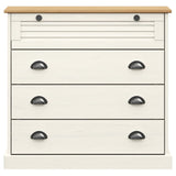 vidaXL Chest of Drawers VIGO 80x40x76 cm Solid Pinewood