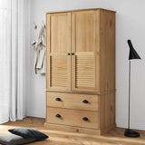 vidaXL Kledingkast VIGO 90x55x170 cm massief grenenhout