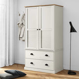 vidaXL Kledingkast VIGO 90x55x170 cm massief grenenhout