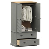 vidaXL Kledingkast VIGO 90x55x170 cm massief grenenhout