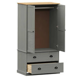 vidaXL Kledingkast VIGO 90x55x170 cm massief grenenhout