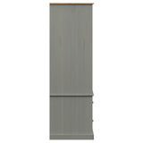 vidaXL Kledingkast VIGO 90x55x170 cm massief grenenhout