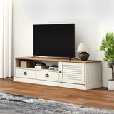 vidaXL Tv-meubel VIGO 156x40x40 cm massief grenenhout