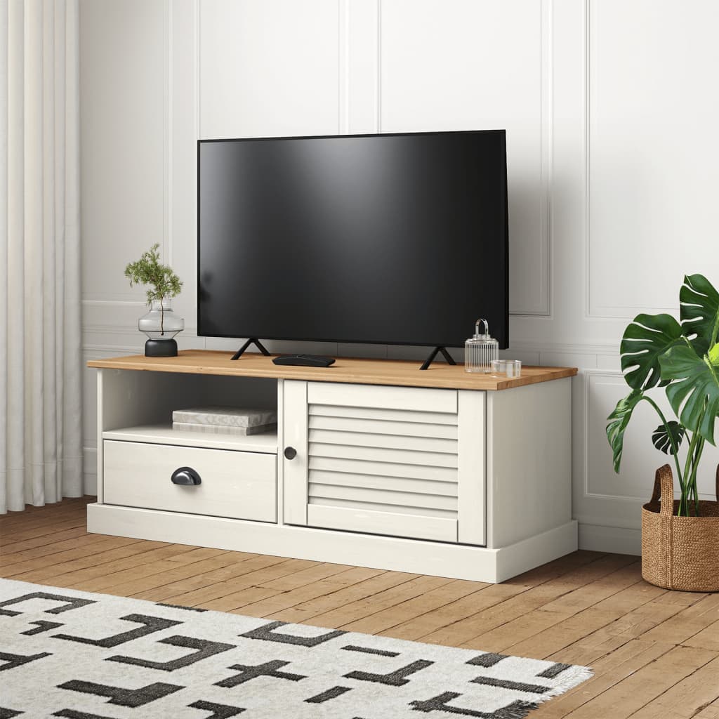 vidaXL Tv-meubel VIGO 106x40x40 cm massief grenenhout