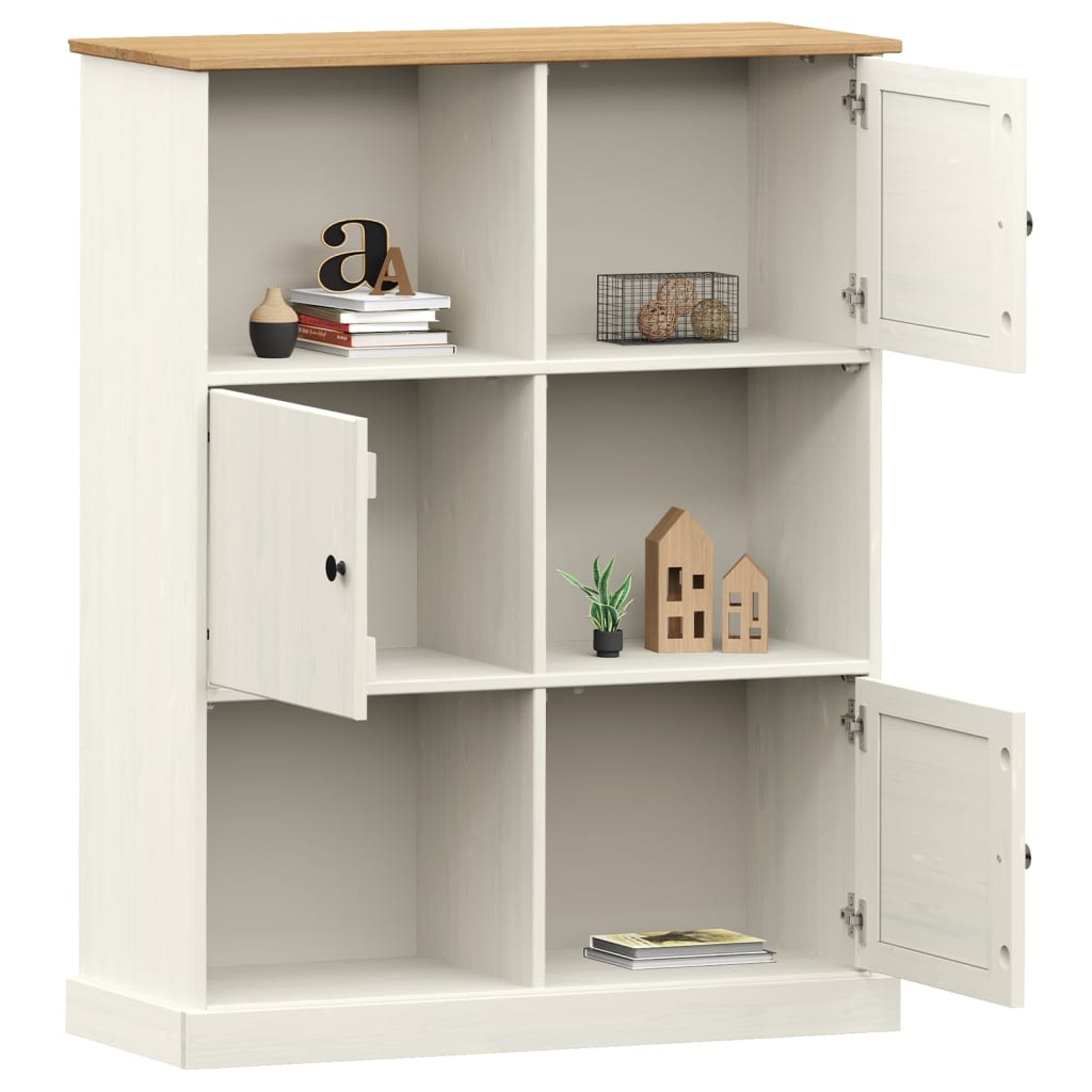 vidaXL Boekenkast VIGO 90x35x114,5 cm massief grenenhout