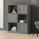 vidaXL Boekenkast VIGO 90x35x114,5 cm massief grenenhout