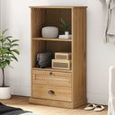 vidaXL Bookcase VIGO 60x35x114.5 cm solid pine wood