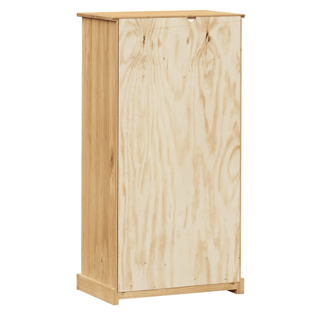 vidaXL Bookcase VIGO 60x35x114.5 cm solid pine wood