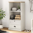 vidaXL Bookcase VIGO 60x35x114.5 cm solid pine wood
