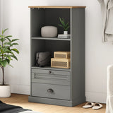 vidaXL Bookcase VIGO 60x35x114.5 cm solid pine wood