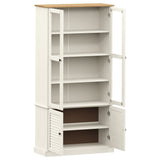 vidaXL Vitrinekast VIGO 85x35x170 cm massief grenenhout