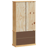 vidaXL Boekenkast VIGO 85x35x170 cm massief grenenhout