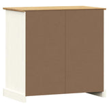 vidaXL Dressoir met lades VIGO 78x40x75 cm massief grenenhout