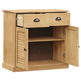 vidaXL Dressoir met lades VIGO 78x40x75 cm massief grenenhout