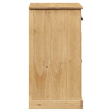 vidaXL Dressoir met lades VIGO 78x40x75 cm massief grenenhout