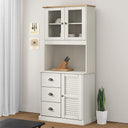vidaXL Opzetkast VIGO 78x30x100 cm massief grenenhout