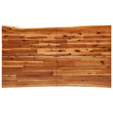 vidaXL Eettafel met natuurlijke rand 110x70x75 cm massief acaciahout