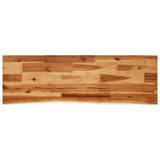 vidaXL Wandtafel met natuurlijke rand 110x35x80 cm massief acaciahout